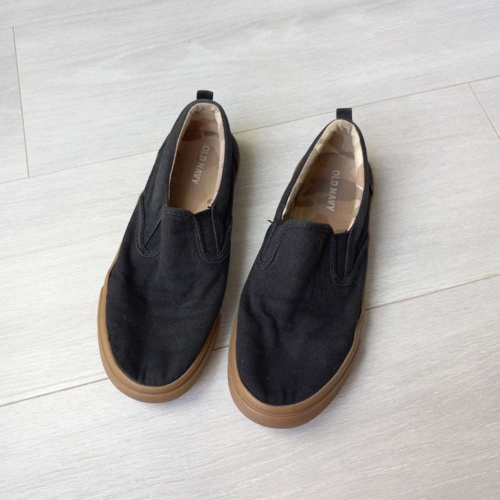Old Navy 1994 Collection Canvas Slip-on Sneakers, Youth Sz 3 - Picture 3 of 10